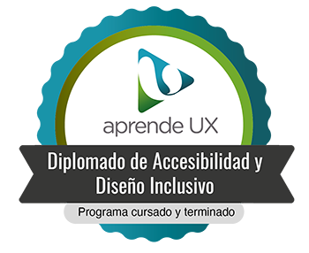 Insignia Accesibilidad y Diseño Inclusivo